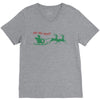 ugly santa ho ho hoo! V-Neck Tee