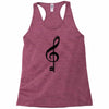 the music is the key Racerback Tank