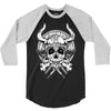 skull viking 3/4 Sleeve Shirt