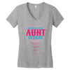 Have No Fear Aunt Is Here Women's V-Neck T-Shirt