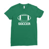 soccer Ladies Fitted T-Shirt