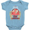 who knows sign language Baby Bodysuit