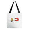 khaki chick magnet Tote Bags