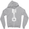 piston Zipper Hoodie