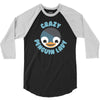 crazy penguin lady 3/4 Sleeve Shirt