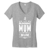 running mum Women's V-Neck T-Shirt