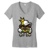 hop hop bear Women's V-Neck T-Shirt