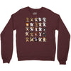 dabbing animals Crewneck Sweatshirt