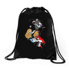 revenge of the damsels Drawstring Bags