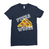 Pizza Bitch Ladies Fitted T-Shirt