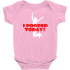 i pooped today Baby Bodysuit