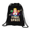 Final Space Drawstring Bags