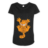 garfield scratching, ideal gift or birthday present funny Maternity Scoop Neck T-shirt