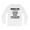 Super March Girl Long Sleeve Shirts