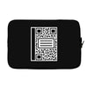 qr composition Laptop sleeve