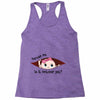 October Peeking Out Baby Girl Racerback Tank