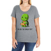 ninja diet Ladies Curvy T-Shirt
