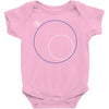 Outside Circle Baby Onesie