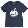 Internet Is Broken - So I am Outside Today V-Neck Tee