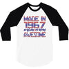 made in 1967 50 years of being awesome 3/4 Sleeve Shirt