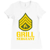 grill sergeant military Ladies Fitted T-Shirt