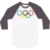 olympic rings 3/4 Sleeve Shirt