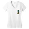 Pineapple Bomb Pocket Women's V-Neck T-Shirt