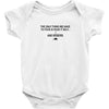 fear it delf and spiders Baby Onesie