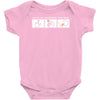 push button recieve bacon Baby Onesie
