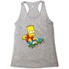 skate bart Racerback Tank