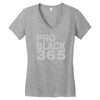 pro black 365 Women's V-Neck T-Shirt