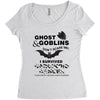 ghost &amp; goblins don't scare me! i survived carcionid cancer please sup Women's Triblend Scoop T-shirt