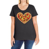 pizza lover Ladies Curvy T-Shirt