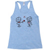 cute love robots Racerback Tank