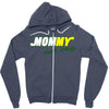 mommy eat veg Zipper Hoodie