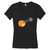 pluto hearts charon Women's V-Neck T-Shirt