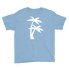 palm tree sticker vinyl decal tropical island beach ocean wall car win Youth Tee