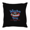 wonka boat tours Throw Pillow