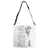 thrones wolf Adjustable Strap Totes