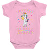 Unicorns are born in January Baby Onesie