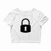 padlock Crop Top