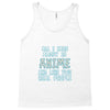care about anime and two real people girls Tank Top