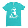 rollins for president  funny  comic henry rollins punk rock tv p Ladies Fitted T-Shirt