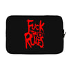 arch enemy fuck the rules Laptop sleeve