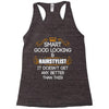 Smart Good Looking Hairstylist Doesnt Get Better Than Racerback Tank