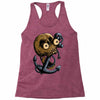 skull anchor Racerback Tank