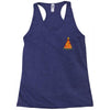 pizza christmas tree pocket Racerback Tank