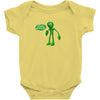 green man dance says hello 2018 Baby Bodysuit