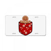 christmas cookie pocket License Plate