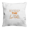sweep the leg Throw Pillow